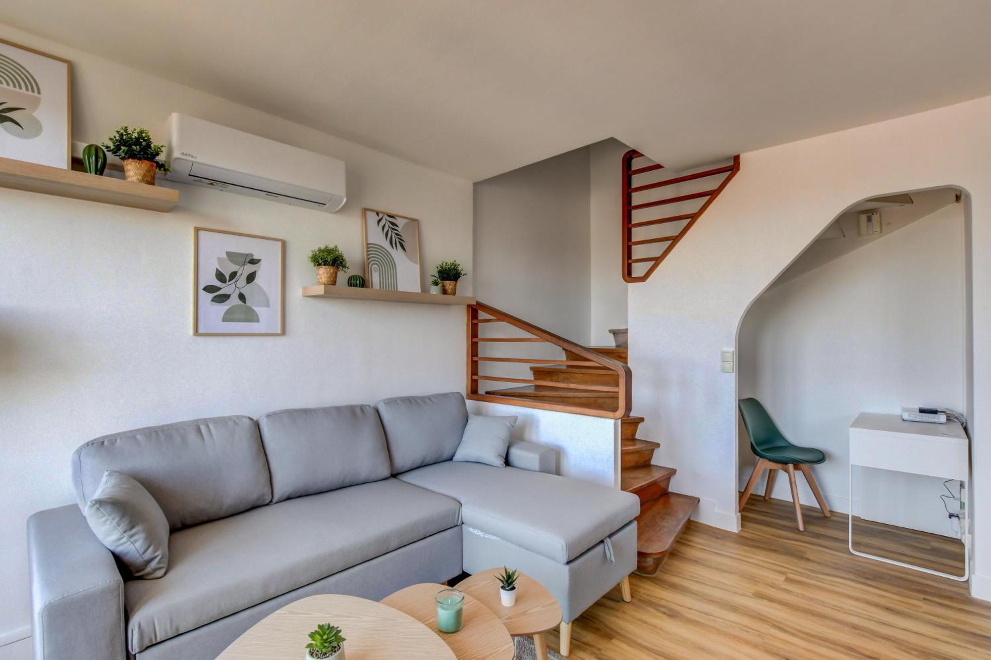 Sunset Duplex - Grand-Rond, Jardin Des Plantes, Centre-Ville, 2 Bdrs 60M2, Ac, Free Public Car Park 200M Away, Netflix - T3 60M2 Avec Clim, Parking Public Gratuit A 200M Toulouse Exterior photo