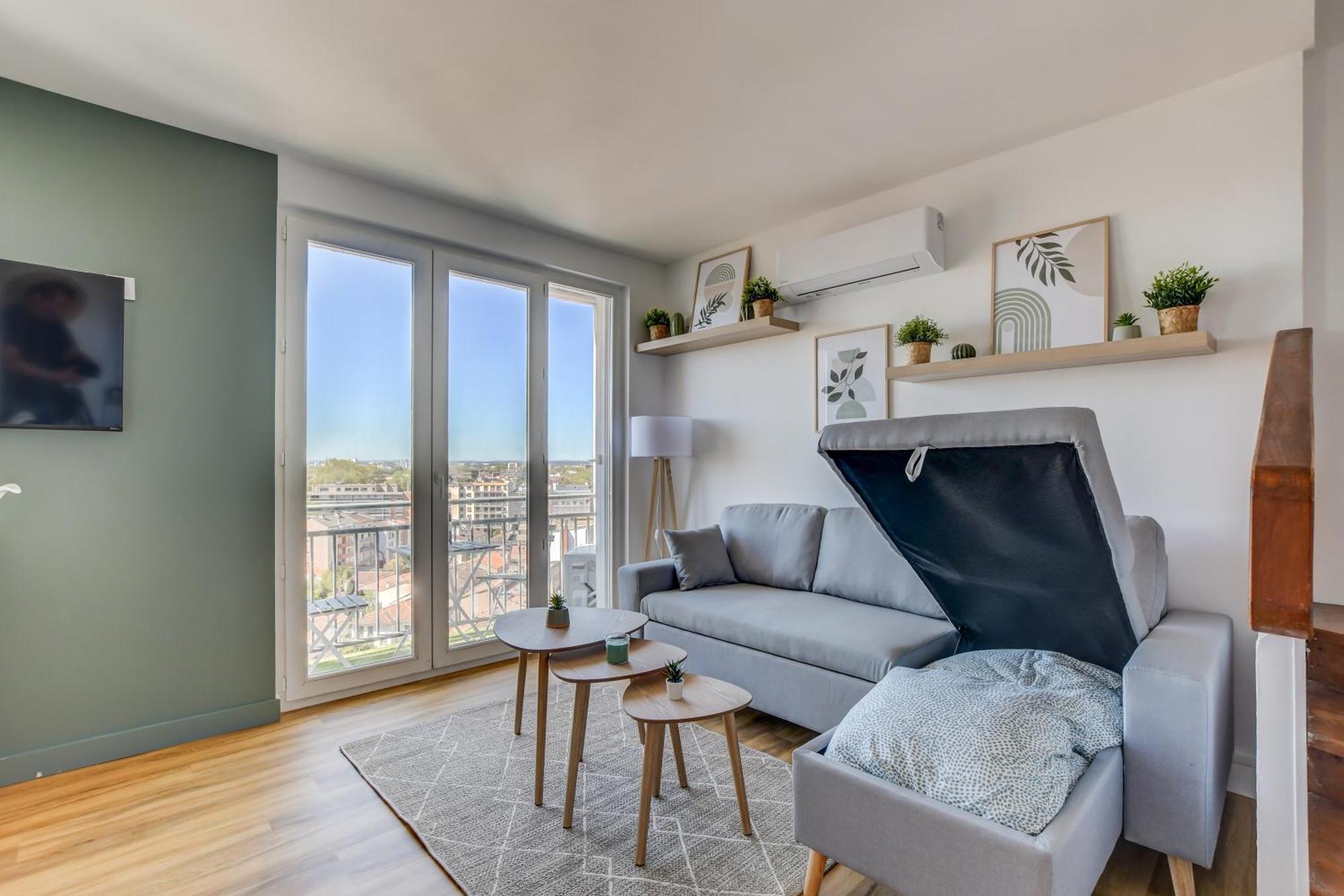 Sunset Duplex - Grand-Rond, Jardin Des Plantes, Centre-Ville, 2 Bdrs 60M2, Ac, Free Public Car Park 200M Away, Netflix - T3 60M2 Avec Clim, Parking Public Gratuit A 200M Toulouse Exterior photo