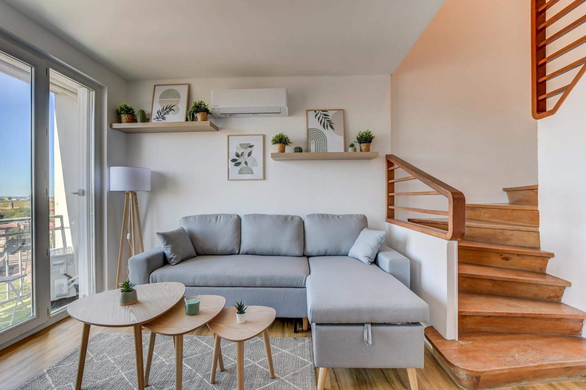 Sunset Duplex - Grand-Rond, Jardin Des Plantes, Centre-Ville, 2 Bdrs 60M2, Ac, Free Public Car Park 200M Away, Netflix - T3 60M2 Avec Clim, Parking Public Gratuit A 200M Toulouse Exterior photo